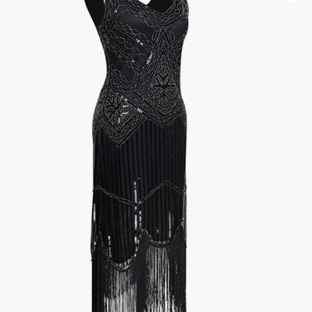 20's inspired Gatsby dress & accessories